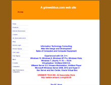 Tablet Screenshot of grinwebbus.com